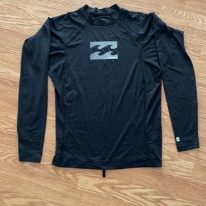 BILLABONG kids NWOT rashguard, Black, L